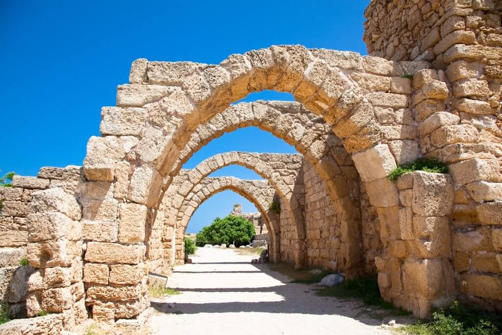 Caesarea national park arches