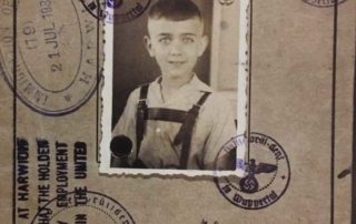 Phillip Meyer's passport for issued by the Nazi German government allowing him to participate in Kindertransport.