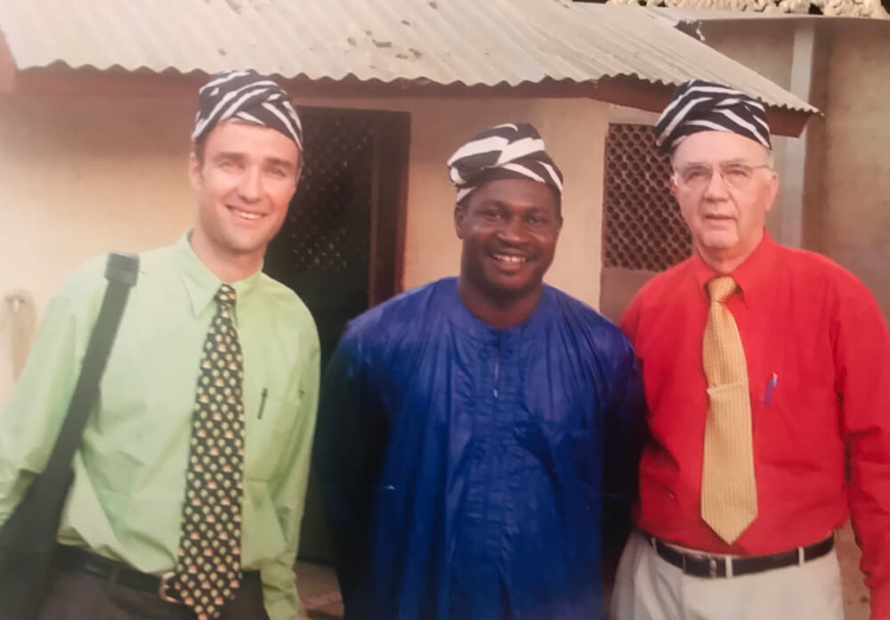 Phillip and David in Nigeria