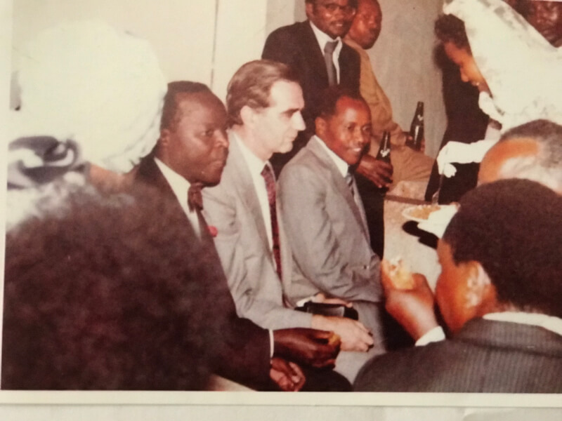 Guest at a wedding in Nairobi, Kenya