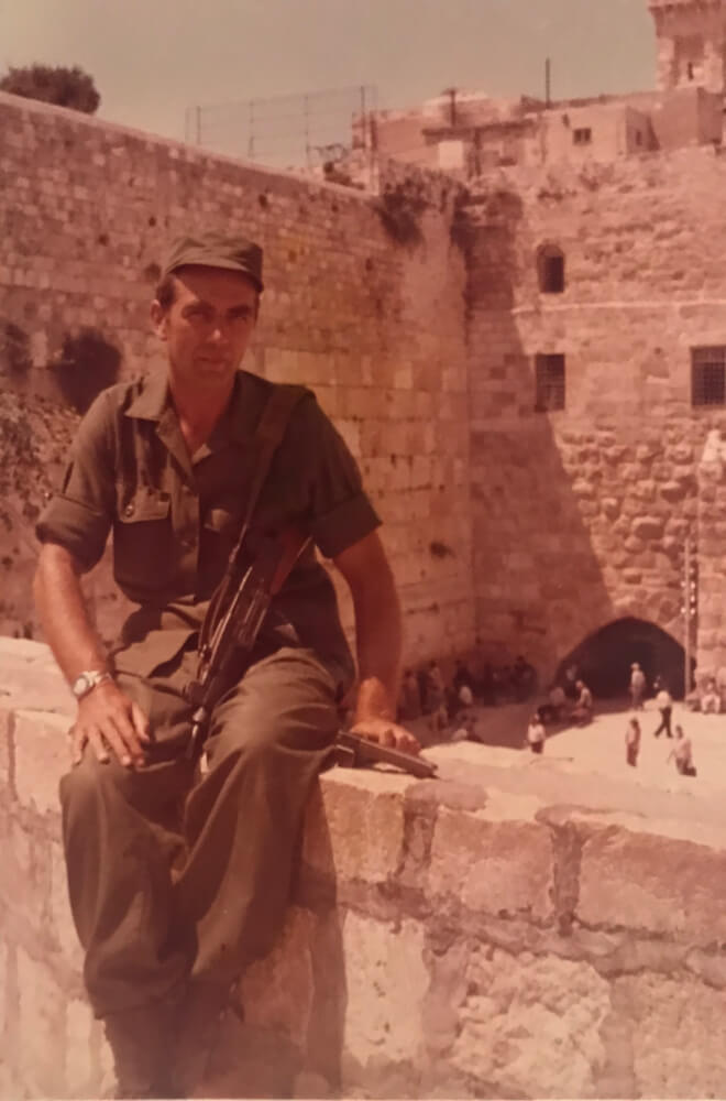 Phillip in IDF at the Wall