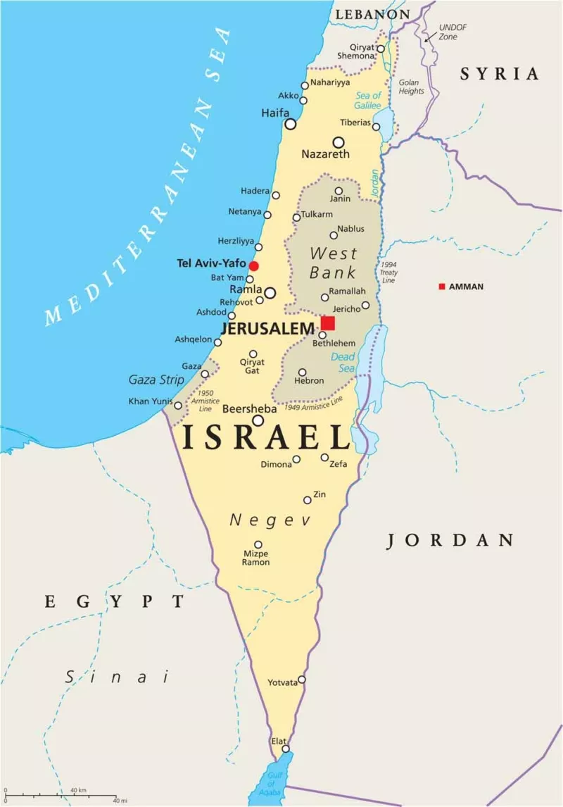 Map of Jerusalem