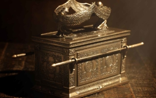 Ark of the Covenant with gold casing
