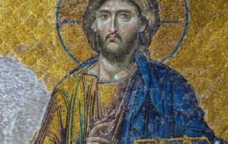 Byzantine artwork of Jesus