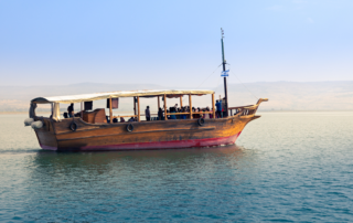 Boat on the Sea of Galilee