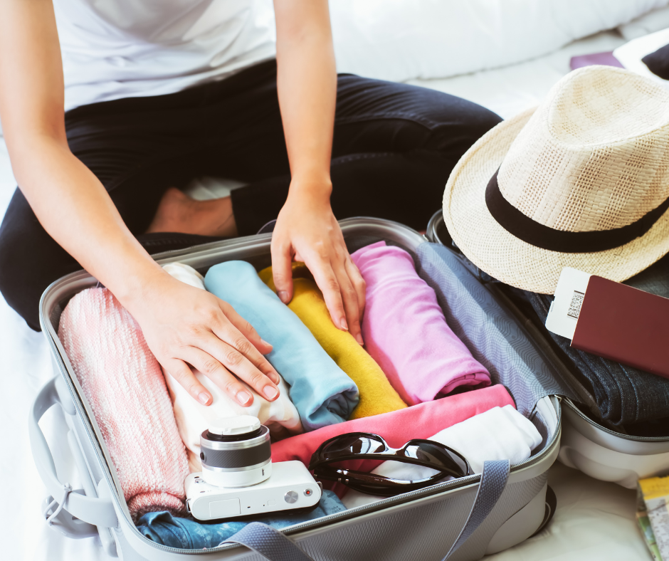 suitcase packing for immanuel tours