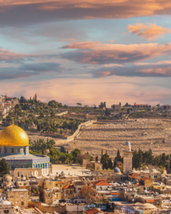 Jerusalem sunset, Temple mount